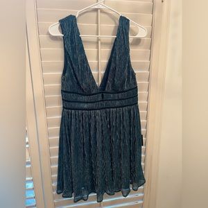 LULUS dress. Size medium. green/teal sparkly